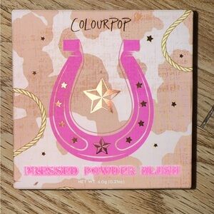 ColourPop Lucky Horseshoe Blush with Pink and Gold Accents